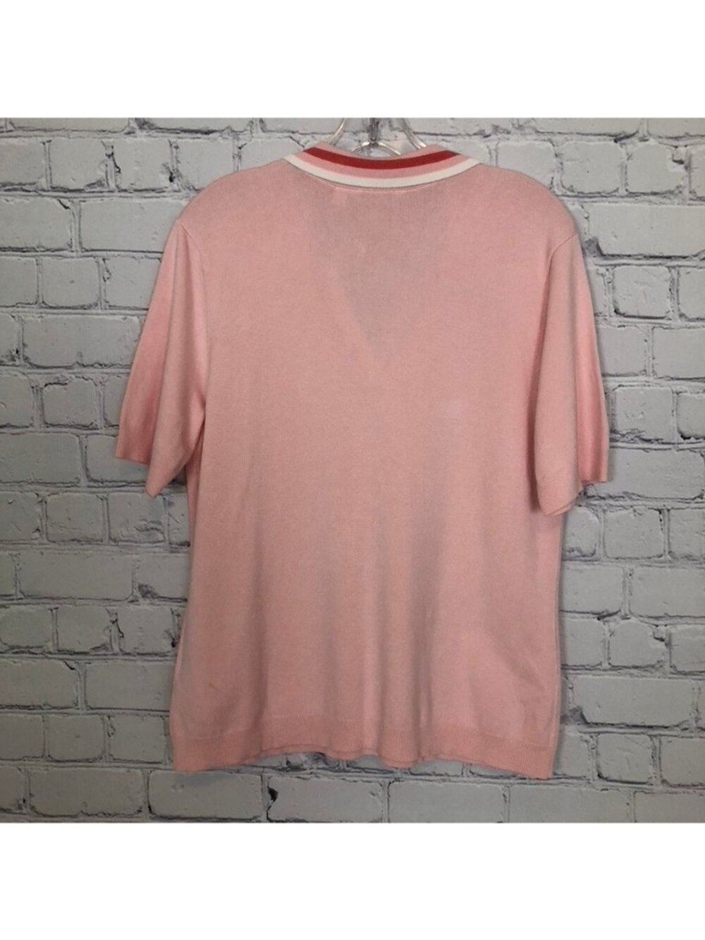 NWT Lady Hagen Pink Knit Polo Size L - Picture 3 of 6